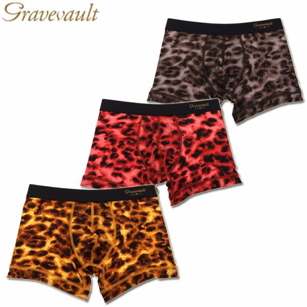 ボクサーパンツ Gravevault グレイブボールト Leopard レオパード 3052442 ...