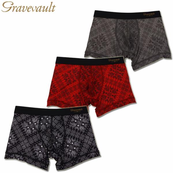 SALE セール ボクサーパンツ Gravevault グレイブボールト Bandana バンダナ ...