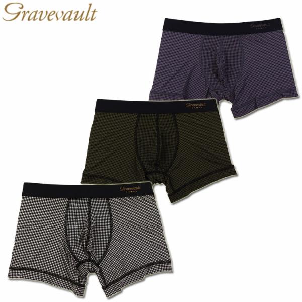 SALE セール ボクサーパンツ Gravevault グレイブボールト Houndstooth ハ...