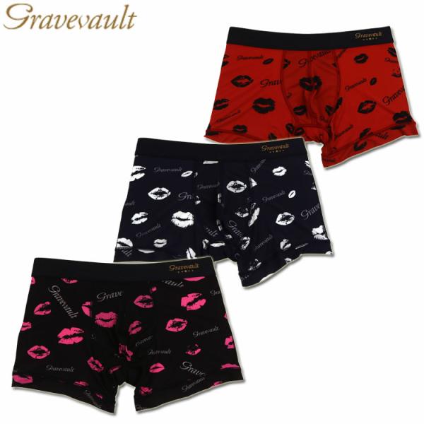 ボクサーパンツ Gravevault グレイブボールト Kiss キス 3052502 メンズ