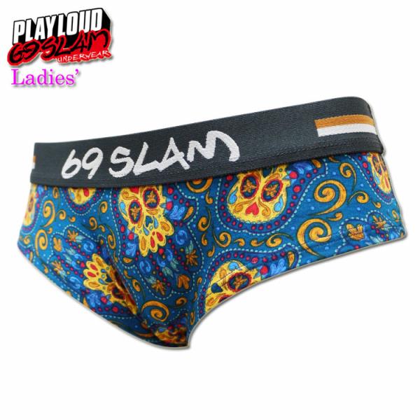 レディースボクサーパンツ 69slam ロックスラム HAMSA HAND ハムサハンド ショーツ