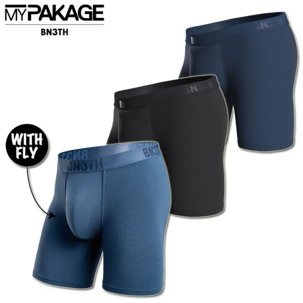 ロングボクサーパンツ MY PAKAGE マイパッケージ BN3TH ベニス CLASSIC WIT...