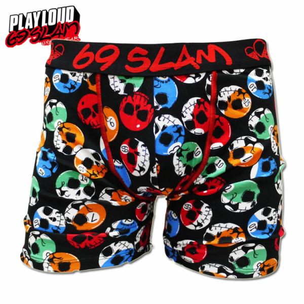 ボクサーパンツ 69slam ロックスラム POOL SKULL プールスカル メンズ