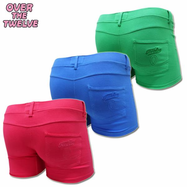 ボクサーパンツ OVER THE TWELVE オーバーザトゥエルブ 無地ビビットカラーポケット 2...