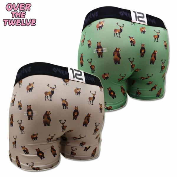 ボクサーパンツ OVER THE TWELVE オーバーザトゥエルブ 指定管理鳥獣 24-14 メン...