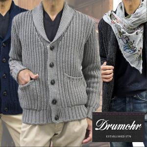 DRUMOHR（ドルモア） ニット カーディガン メンズ ブラック D5M419PN