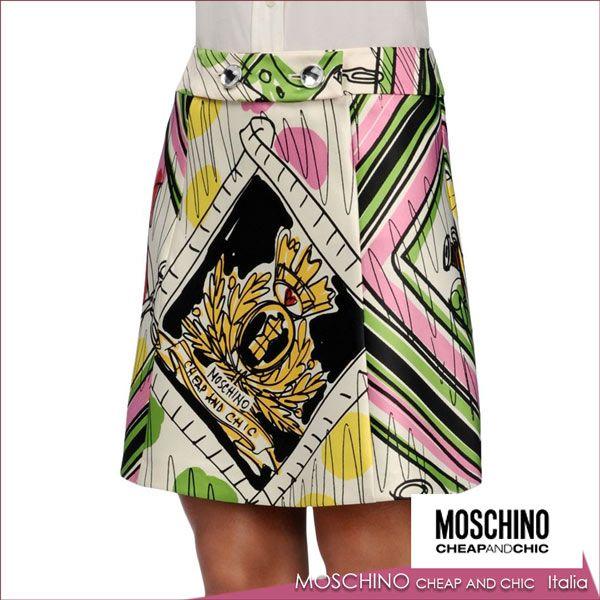 MOSCHINO CHEAP AND CHIC モスキーノチープアンドシック スカート ミニスカート...
