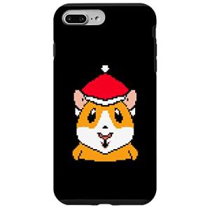 iPhone 7 Plus/8 Plus ハムスター ピクセル化クリスマス - 面白いハムスタークリスマス スマホケース｜kurakura