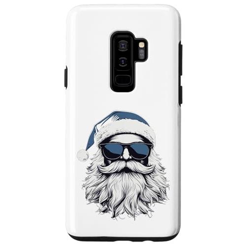 Galaxy S9* ファニーヒップスター サンタひげサングラスと帽子 クリスマス 2023 スマホ...