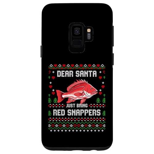 Galaxy S9 Red Snapper Fish Lover Ugly Xmas クリスマスセー...