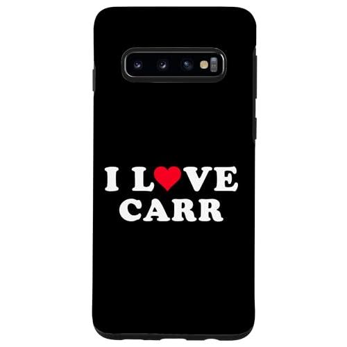 Galaxy S10 I Love Carr マッチング ガールフレンド&amp;ボーイフレンド カー名 ス...