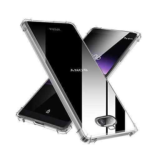 Sony Xperia 8 ケースクリア 透明 TPUカバー SOV42 スマホケース 耐衝撃 米軍...