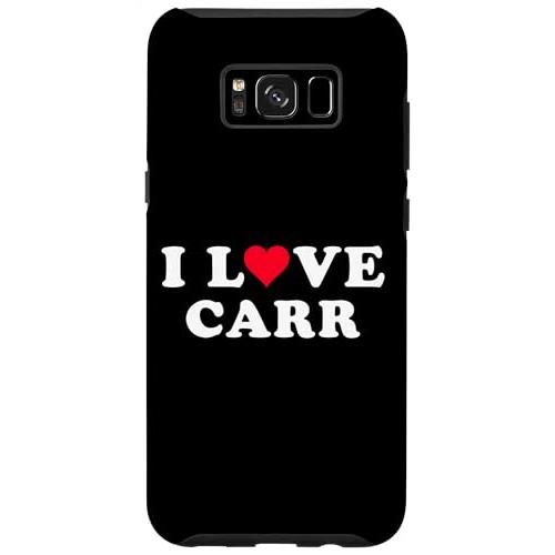 Galaxy S8* I Love Carr マッチング ガールフレンド&amp;ボーイフレンド カー名 ス...