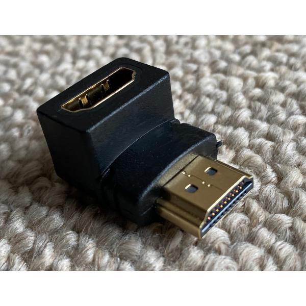 HDMI L型 L字型 HDMI L型アングル　接続 変換アダプタ 90度変換 HDMIオス to ...
