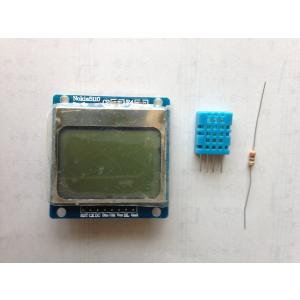 84X48 Nokia 5110 LCD ARDUINO 液晶+DHT11 温度表示器+330Ω抵抗セット