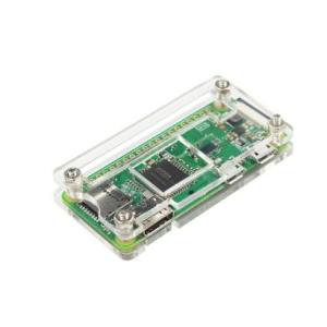 Raspberry Pi Zero ケース ラズベリーパイ ゼロ 高品質 アクリルケース 透明 クリアカラー + アルミ ヒートシンク 組立ネジ一式｜文化雑貨倉中屋