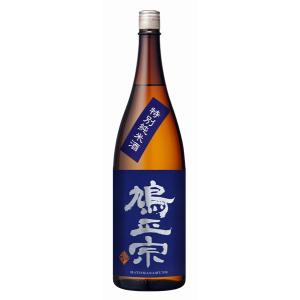 日本酒 鳩正宗 特別純米酒 華吹雪 ブルー 1800ml