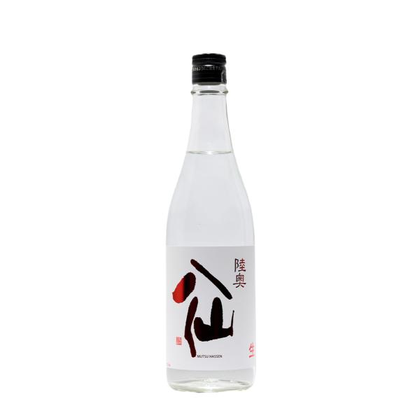 日本酒 陸奥八仙 赤ラベル 特別純米 生原酒 720ml　※今年は瓶が透明瓶となります