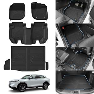 Jiooy ホンダ 新型ヴェゼル rv系 フロアマット+ラゲッジマット 6点