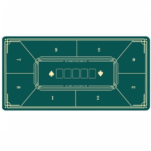 siawadeky ポーカーマット 8人用 ポーカーテーブル プレイマット 滑り止め 騒音軽減 防水...