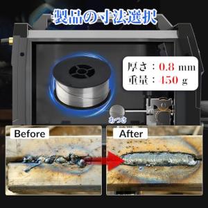 JSSEVNノンガス半自動溶接機 ワイヤー ノ...の詳細画像3