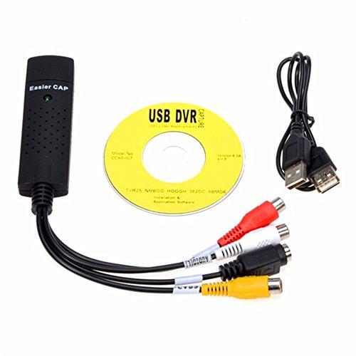 ZOMTOP USB2.0ビデオキャプチャー：VHS、DVD、ゲーム機などのビデオ信号を簡単に変換、...