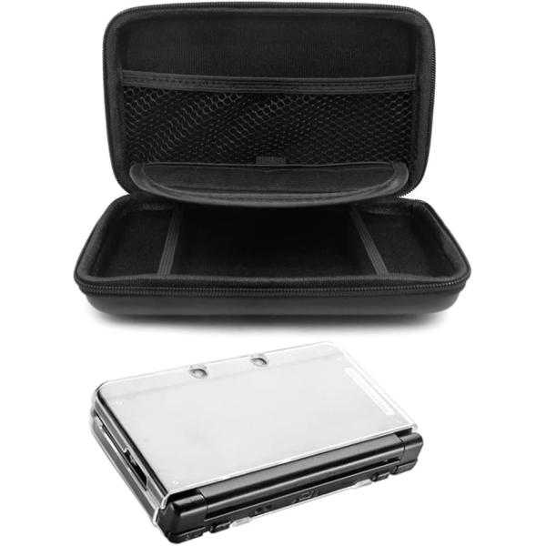 Nintendo NEW 3DS LL 用 保護ケース + ハードケース + 2枚 3DSLL ガラ...