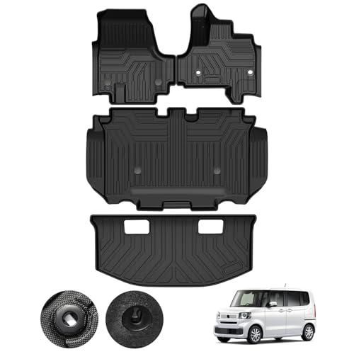 Kotesoto ホンダ 新型 N-BOX JF5 JF6 JOY フロアマット&amp;セカンドマット&amp;ト...