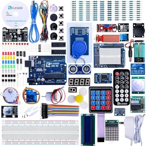 ELEGOO Arduino用のUNO R3 最終版スタータキット UNOチュートリアル付 63 I...