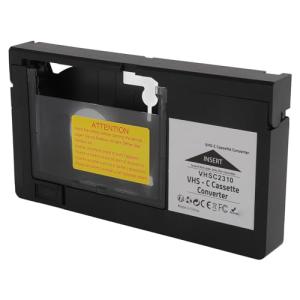 VHS-C または VHS テープ すべての 1.2mm 標準テープを含む を変換するためのビデオカメラ カセット アダプター、VHS カセット