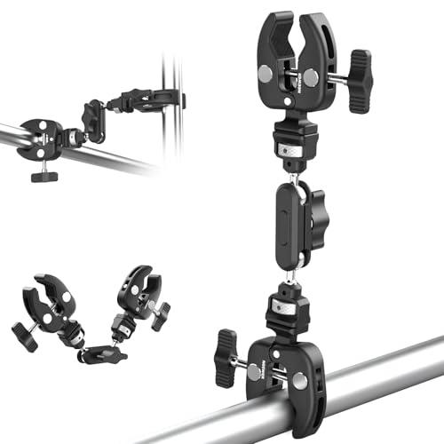 NEEWER ダブルスーパークランプカメラマウント マジックアーム、コールドシュー、1/4 ARRI...
