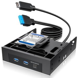 GRAUGEAR 5.25インチ USBハブ フロントパネル