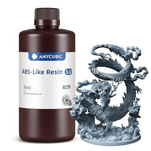 ANYCUBIC ABS-LIKE レジン 3.0、光造形 3Dプリンター レジン、高強度、耐割裂性...