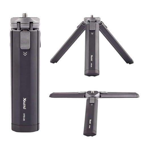 XILETU XTD20 メタルミニ三脚 ポケット三脚 カメラ卓上三脚 Smooth 4、Osmo ...