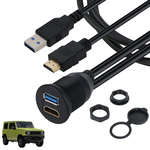Oattun 新型 スズキジムニー&amp;シエラ&amp;ノマドJB64 JB74 JC74 専用 USB3.0&amp;...