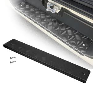 Jeyaic リャステップカバー アルミ 縞板 ハイエース200系専用リャステップカバー アルミ 縞板 スーパーGL/DX 1型〜7型専用 ブラ