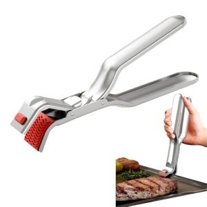 Coollooda フライパン 取っ手 フライパンハンドル クッカークリップ 18cm 熱傷防止 変形なし 人間工学 茶碗蒸しつかみ お皿クリッ