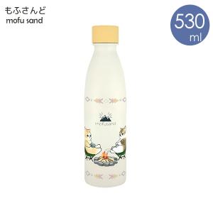 mofusand 炭酸ボトル 550ml キャンプ 53-2162 東亜金属 もふさんど ぢゅの 猫 保温 保冷 炭酸対応 水筒 マグボトル ステンレスボトル 直飲み 炭酸水 炭酸飲料｜kurashi-arl