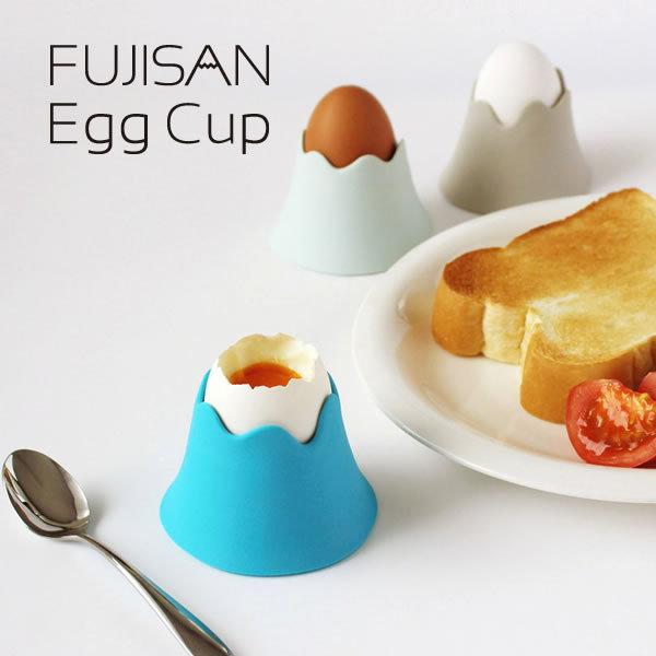 富士山 エッグカップ FUJISAN Egg Cup 空色 ブルー 八幡化成