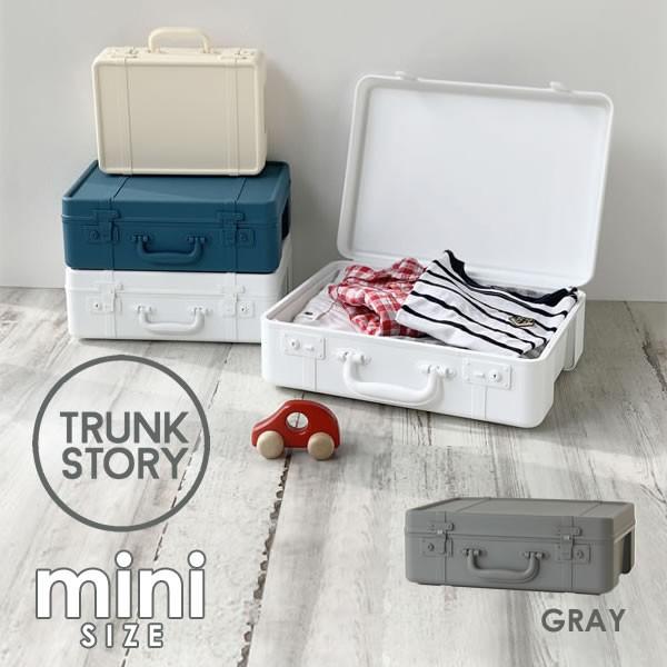 トランクストーリー TRUNK STORY マルチディスプレイ収納 mini グレー 収納ボックス ...