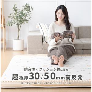 ラグマット 厚手 超極厚50mm/30mm ふ...の詳細画像1