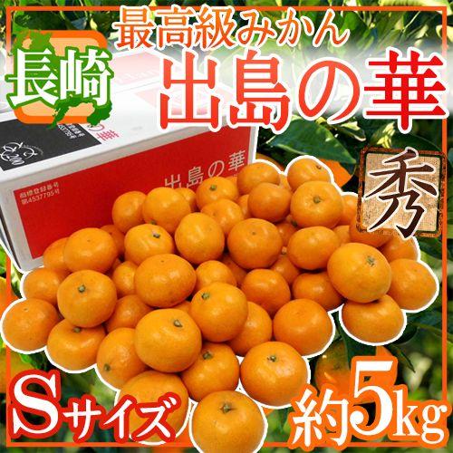 みかん 長崎産 ”出島の華” 秀品 Sサイズ 約5kg 味まる・味っ子の最上位等級【予約 12月中旬...
