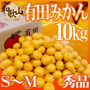 みかん 和歌山産 ”有田みかん” 秀品 S〜Mサイズ 約10kg ありだみかん【予約 11月末以降】 送料無料