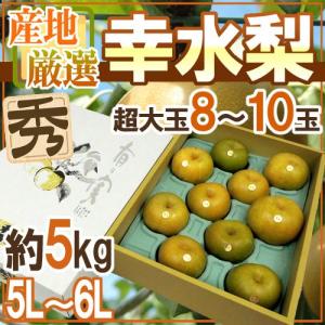 ”幸水梨” 秀品 超大玉5L〜6L 8〜10玉 ...の商品画像