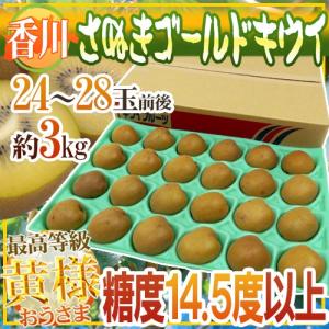 ゼスプリ ”サンゴールドキウイ” 22〜27玉 約3kg【予約 4月下旬以降