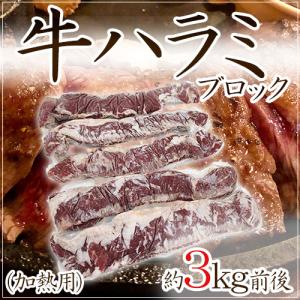 ”牛ハラミ ブロック” 加熱用 約3kg前後