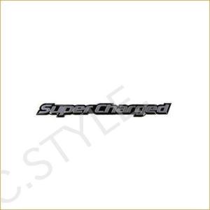 Supercharge Supercharged シルバー Alumum エンブレムs  Chevy コルベット ダッジ Hot Rod Street Chevy Impala Ss Harley Davidso｜kurashi-net-com