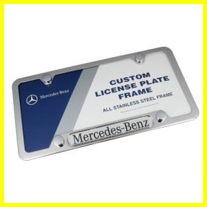 Mercedes-ベンツ Logo Frame Polished Stainless Steel｜kurashi-net-com