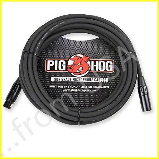 Pig Hog 8mm Mic ケーブル, 20ft XLR Tour Grade Micropho...