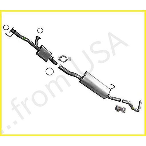 連邦排出ガス排気パイプシステムマフラー トヨタ タンドラ 4.7L 00-02用
